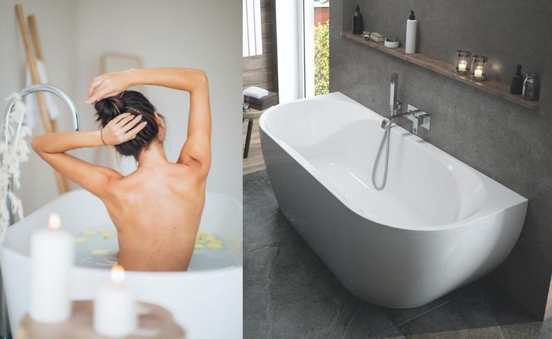 Przytulna atmosfera łazienki