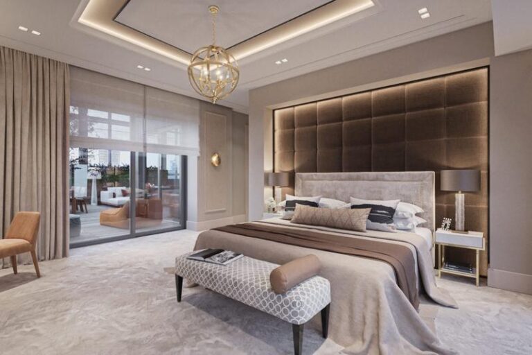 Sypialnia arystokratki: jak wyrafinowane dodatki kreują ekskluzywny klimat