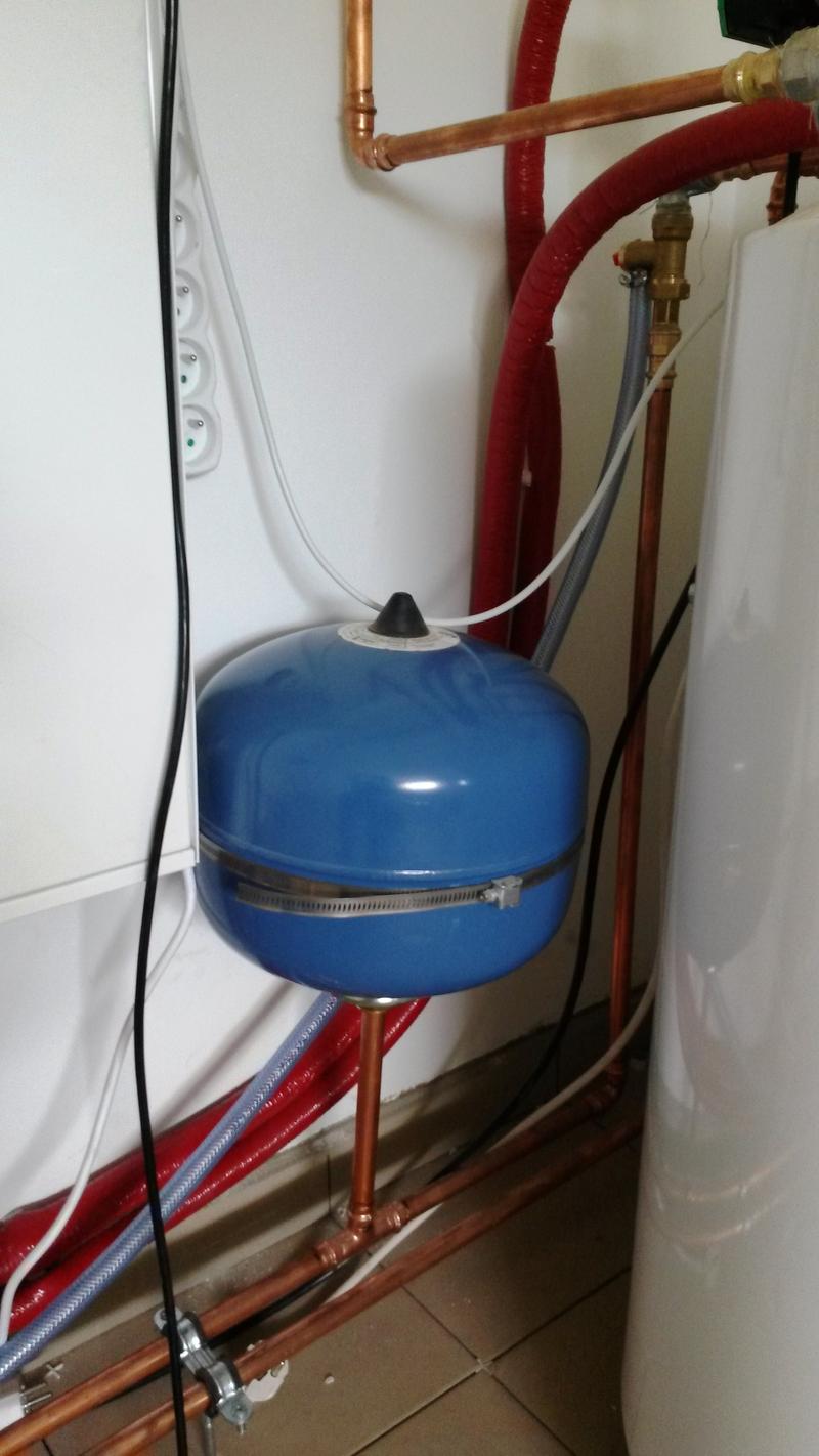 Montaż naczynia przeponowego