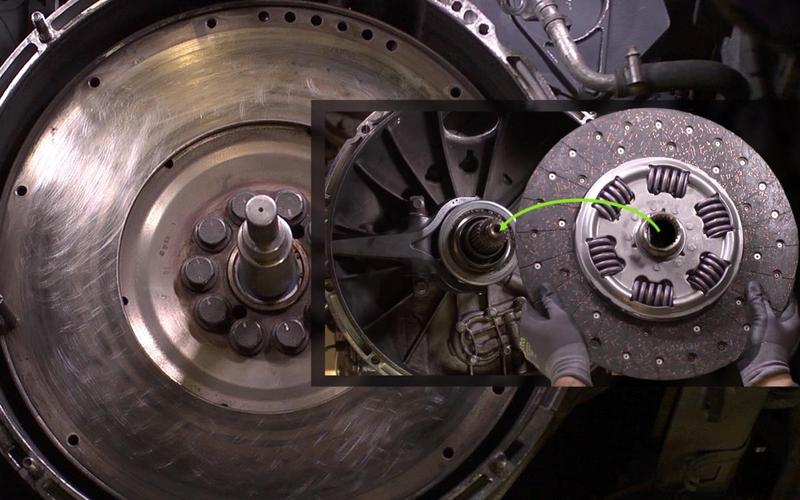 Montaż tarczy sprzęgła