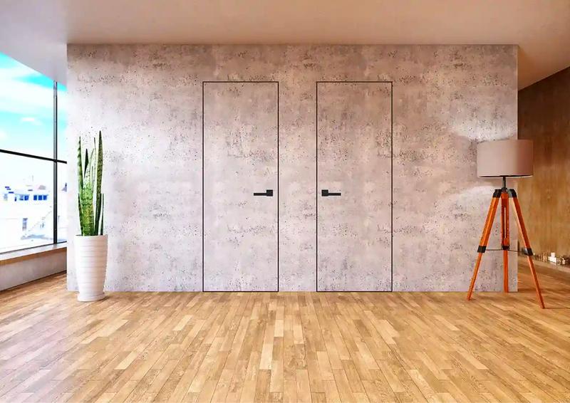 Minimalistyczny styl drzwi