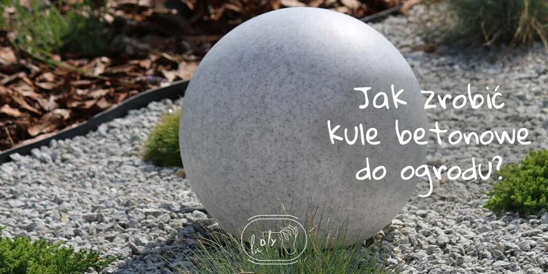 Betonowe kule jako dekoracja