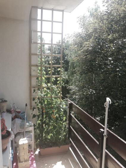 Drewniana pergola na balkon